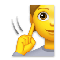 Deaf Person emoji on LG
